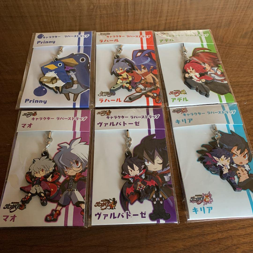 Amazon.co.jp: ディスガイア キャラクターラバーストラップセット